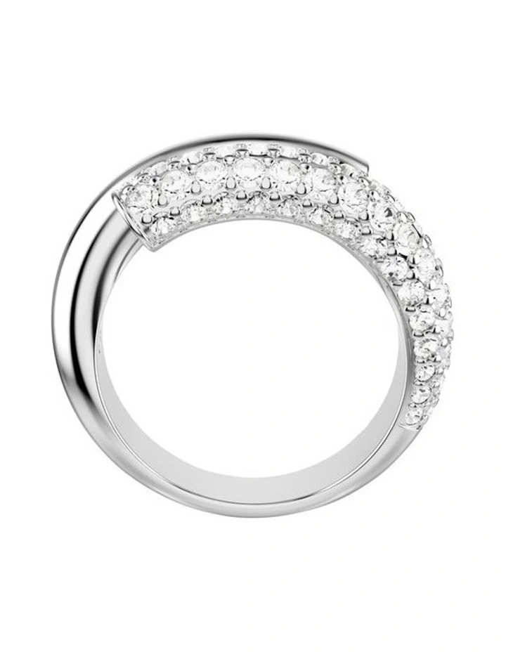 Dextera Ring Rhodium Plated in White image 4