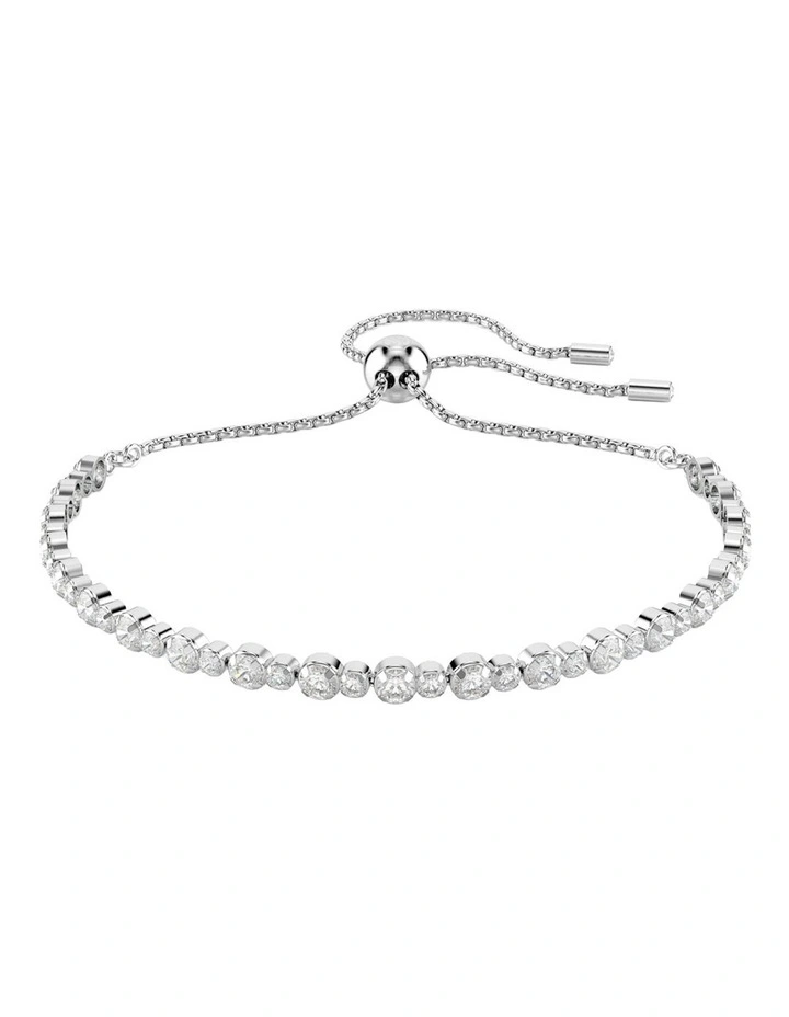 Matrix Tennis Bracelet in White image 1