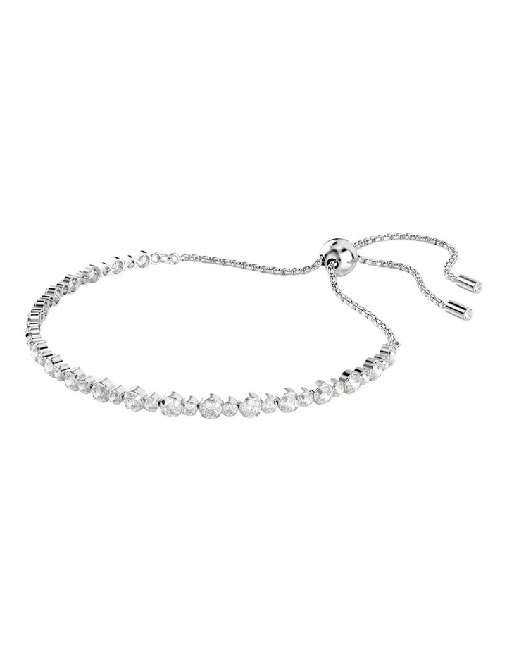 Matrix Tennis Bracelet in White image 2