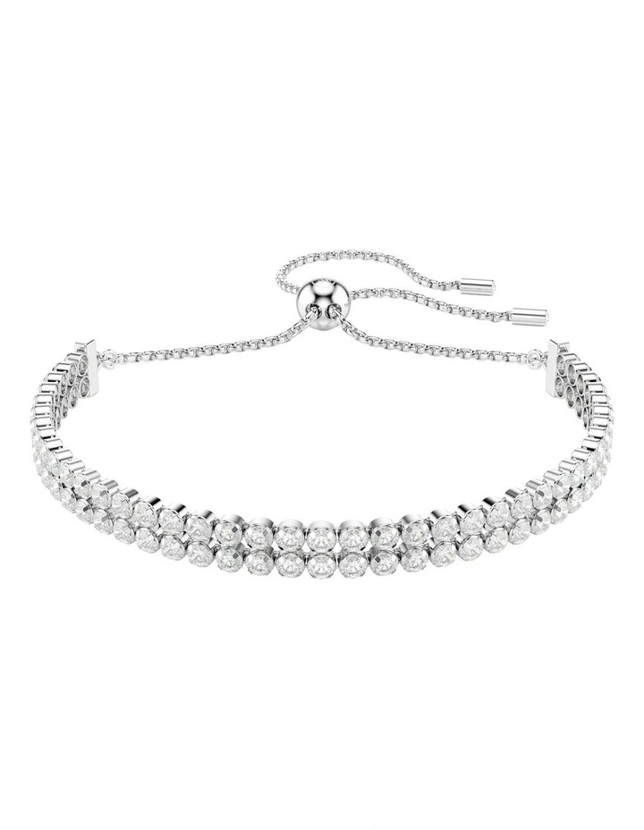 Matrix Tennis Bracelet in White image 1