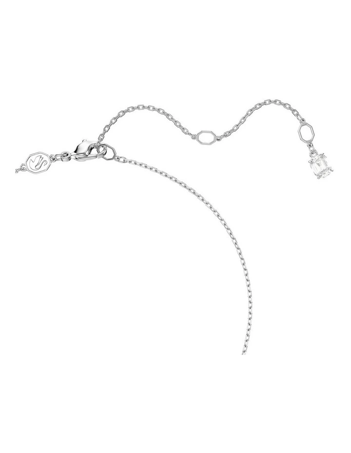 Mixed Cuts Heart Rhodium Plated Ariana Grande Pendant in Silver image 3