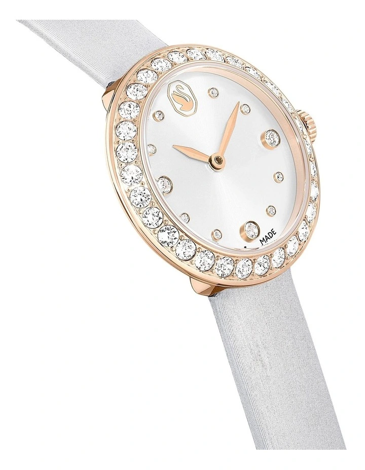 Matrix Swiss Made Leather Strap Tennis Watch in Multi image 5