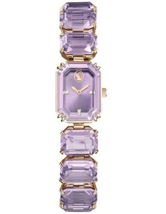 Octagon Cut Bracelet Watch in Multi