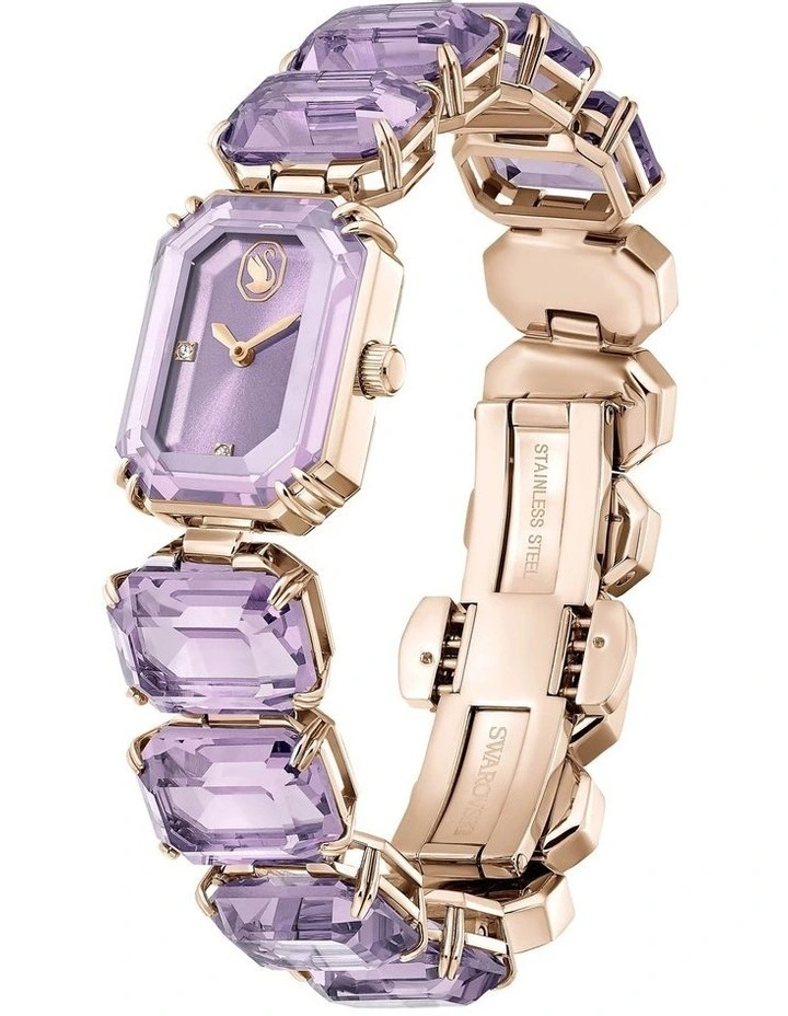 Octagon Cut Bracelet Watch in Multi image 2