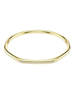 Dextera Octagon Shape Bangle in White