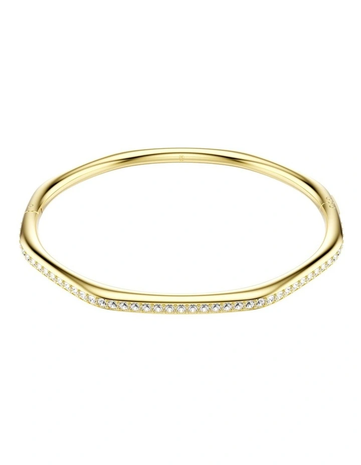 Dextera Octagon Shape Bangle in White image 1