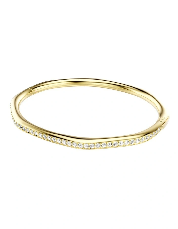 Dextera Octagon Shape Bangle in White image 2