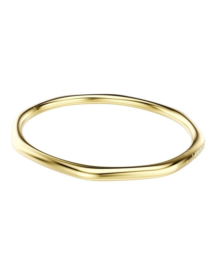 Dextera Octagon Shape Bangle in White image 5