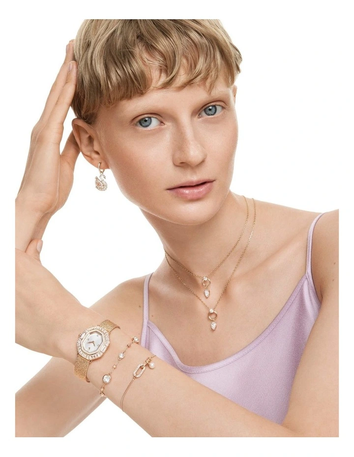 Imber Round Cut Bracelet in White image 7