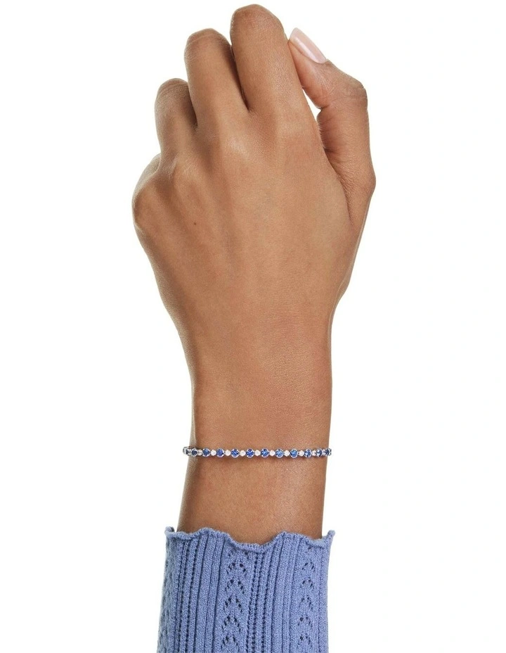 Matrix Tennis Bracelet in Blue image 6