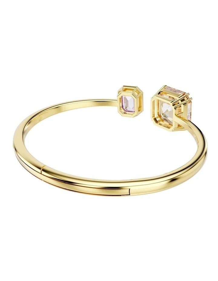 Millenia Bangle Octagon Cut Gold-Tone Plated in Multicolored image 5