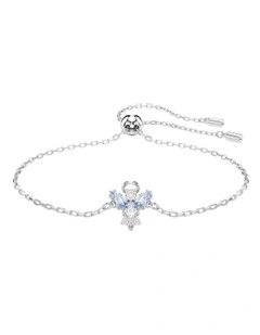 Angel Rhodium Plated Magic Bracelet in Blue