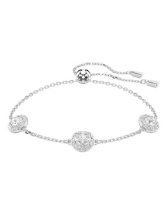 Una Angelic Round Cut Bracelet in White