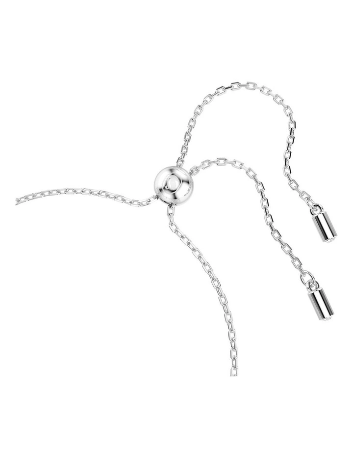 Una Angelic Round Cut Bracelet in White image 3