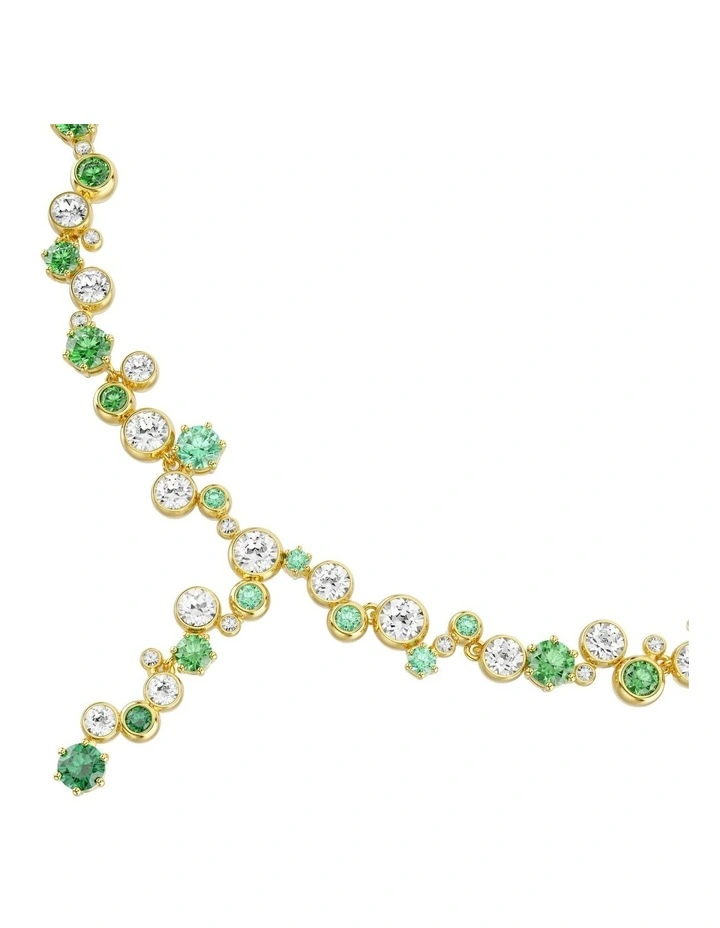 Constella Mixed Cuts Y Necklace in Green image 4