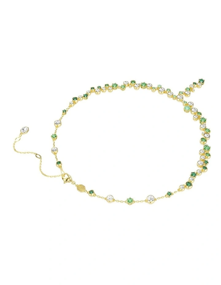 Constella Mixed Cuts Y Necklace in Green image 5