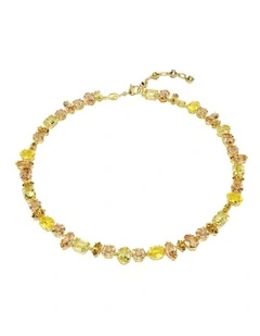 Gema Tennis Necklace in Yellow