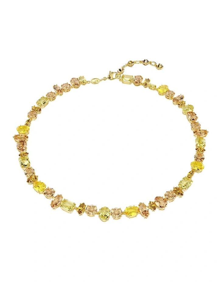 Gema Tennis Necklace in Yellow image 1