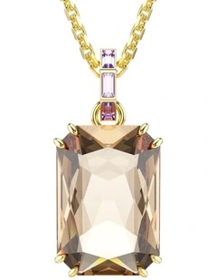 Millenia Octagon Cut Pendant in Caramel