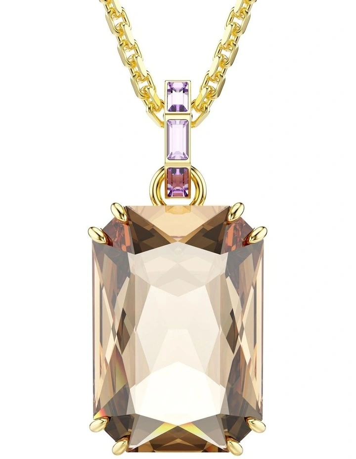 Millenia Octagon Cut Pendant in Caramel image 1