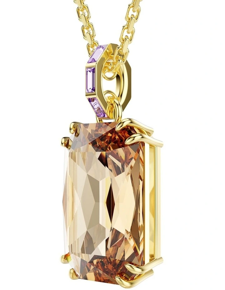 Millenia Octagon Cut Pendant in Caramel image 3