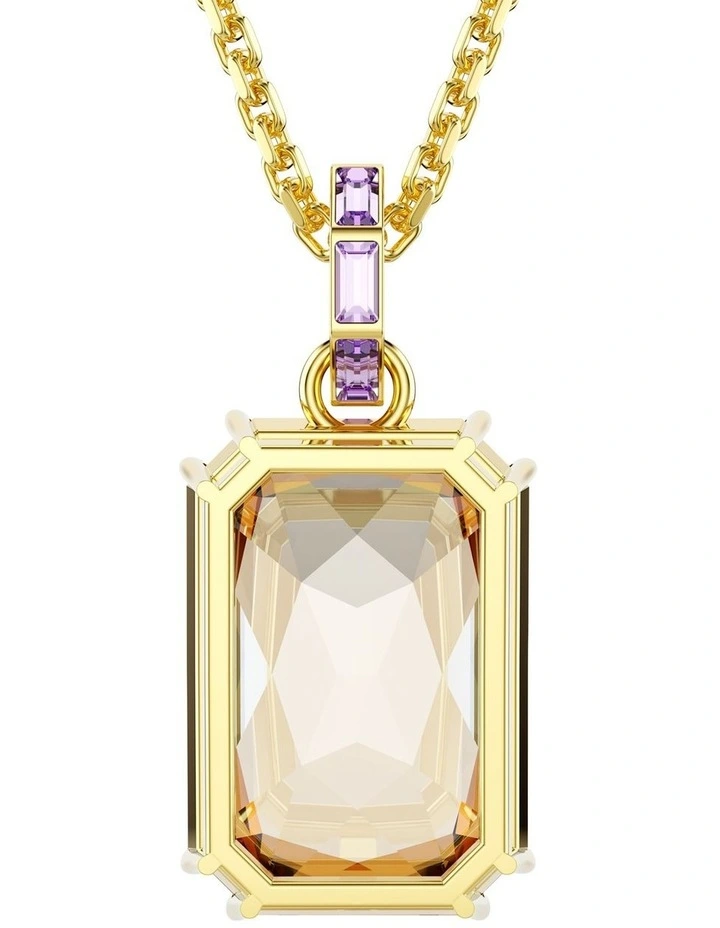 Millenia Octagon Cut Pendant in Caramel image 5