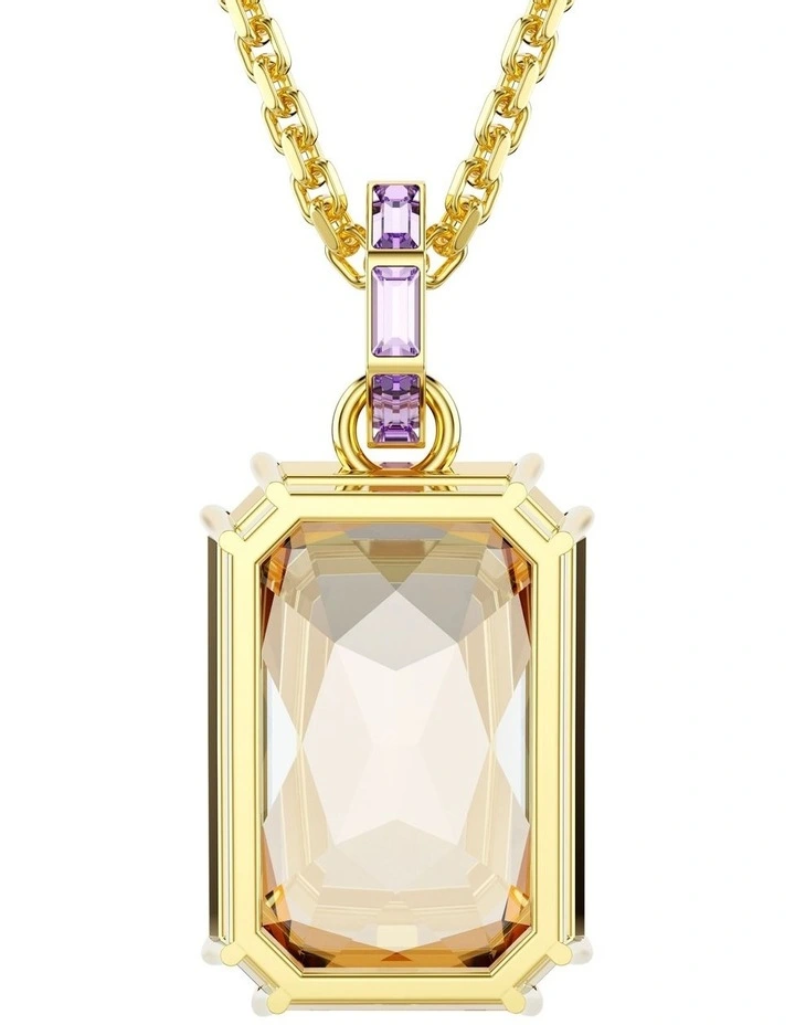 Millenia Octagon Cut Pendant in Caramel image 5