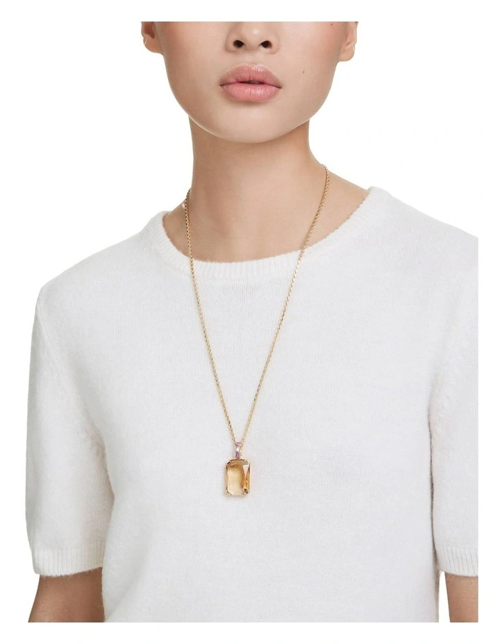 Millenia Octagon Cut Pendant in Caramel image 6