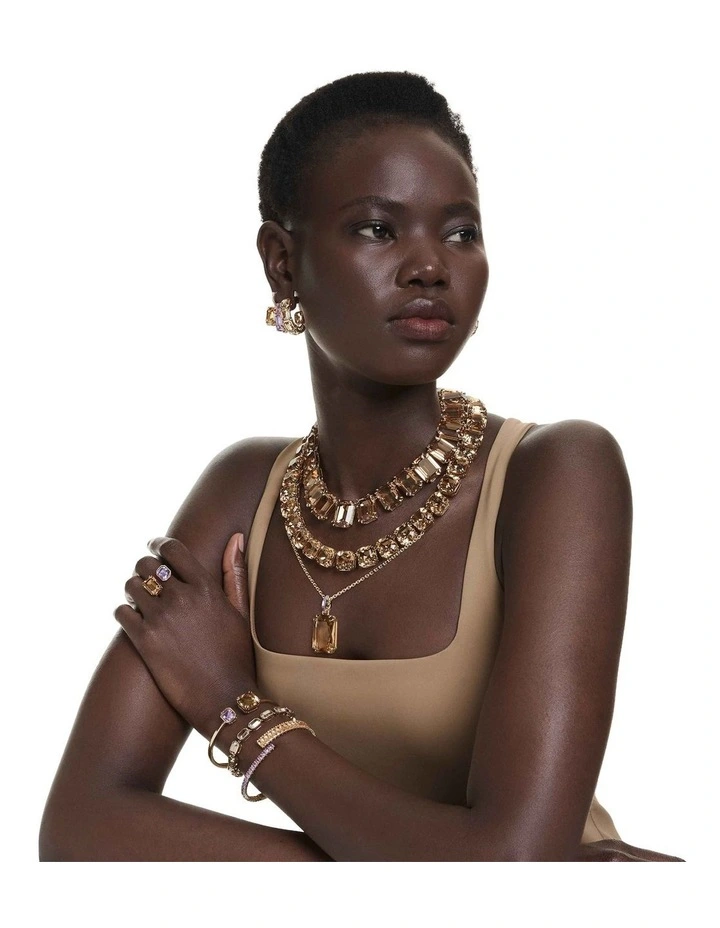 Millenia Octagon Cut Pendant in Caramel image 7