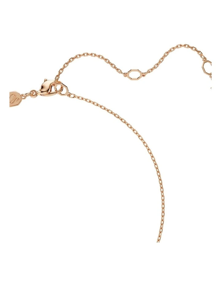 Mixed Cuts Swan Pendant in Pink image 4