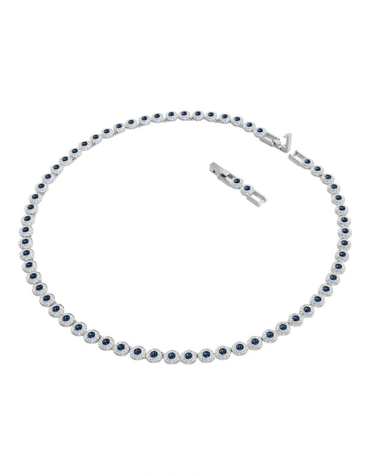 Una Angelic Tennis Necklace in Blue image 2