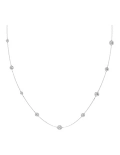 Una Angelic Strandage Necklace in White