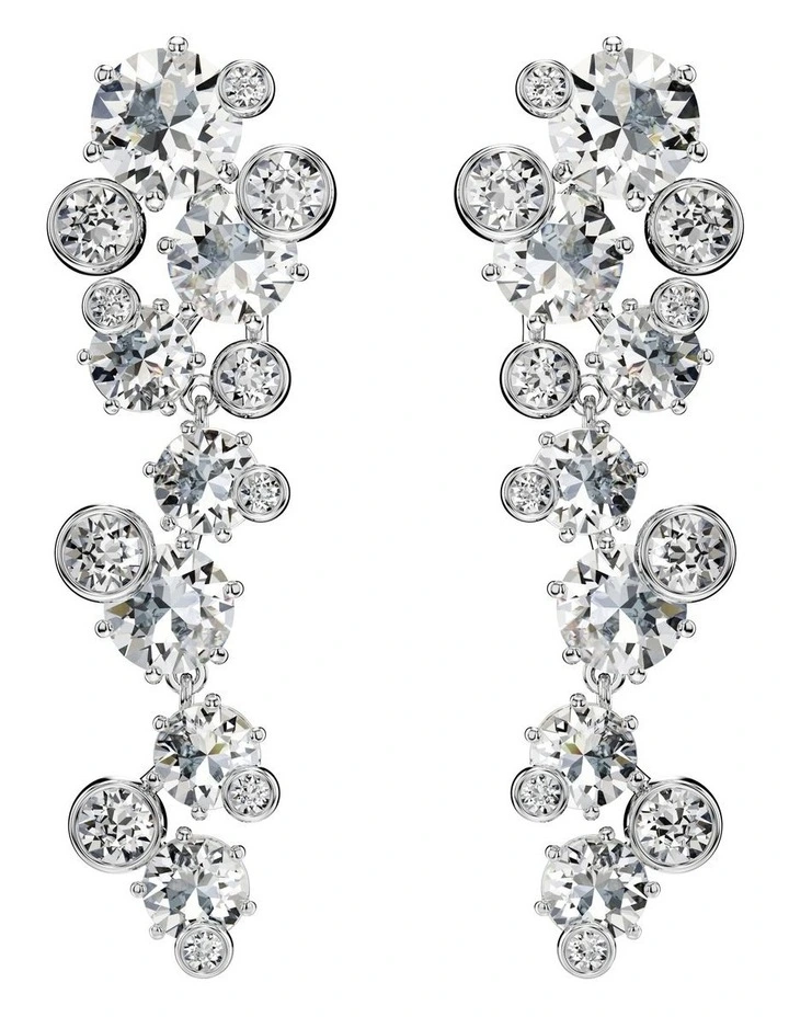 Constella Drop Earrings in White image 1