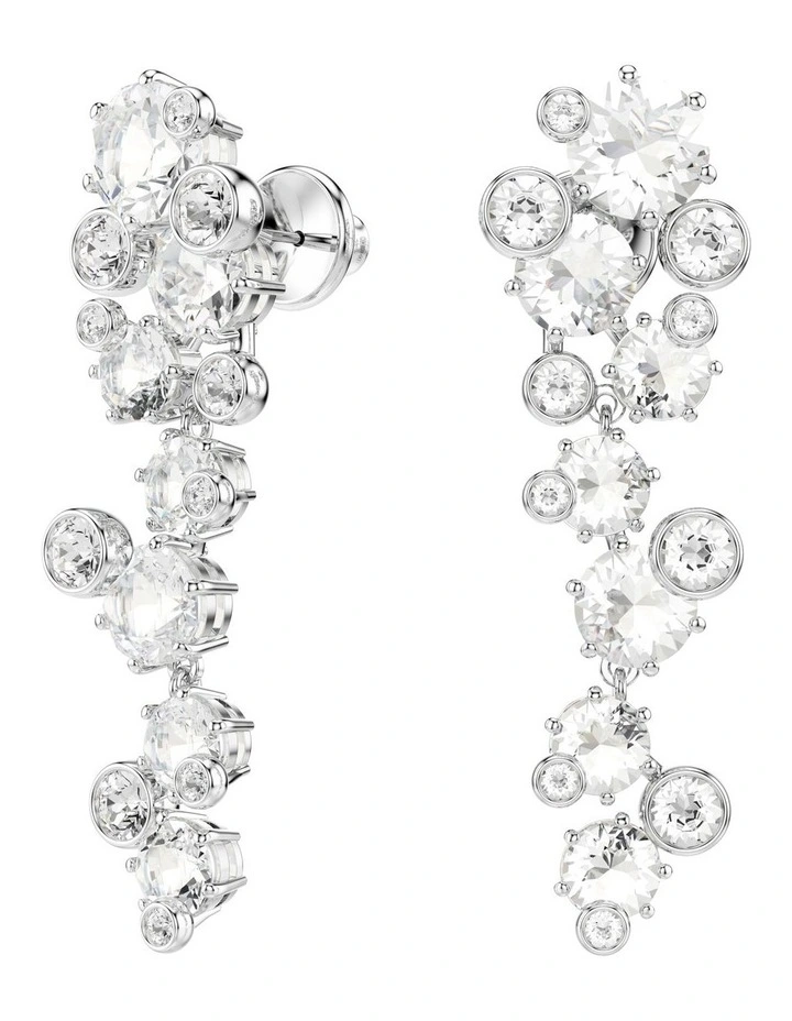 Constella Drop Earrings in White image 2