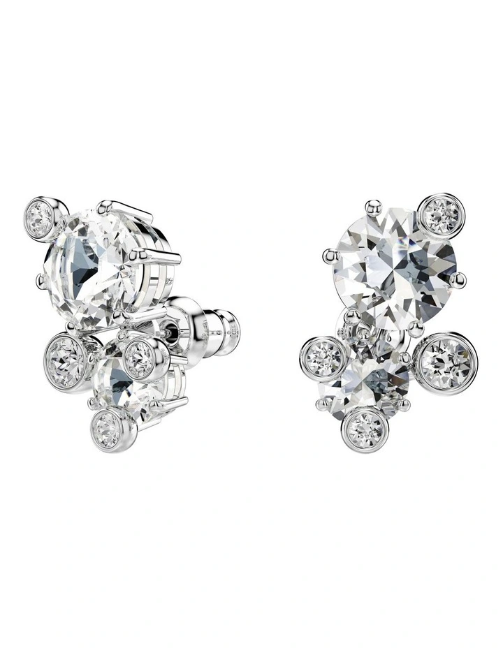 Constella Stud Earrings in White image 2