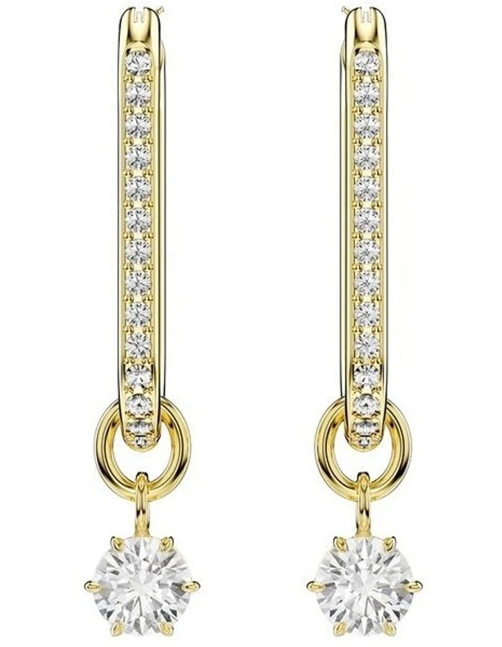 Constella Drop Earrings in White image 2