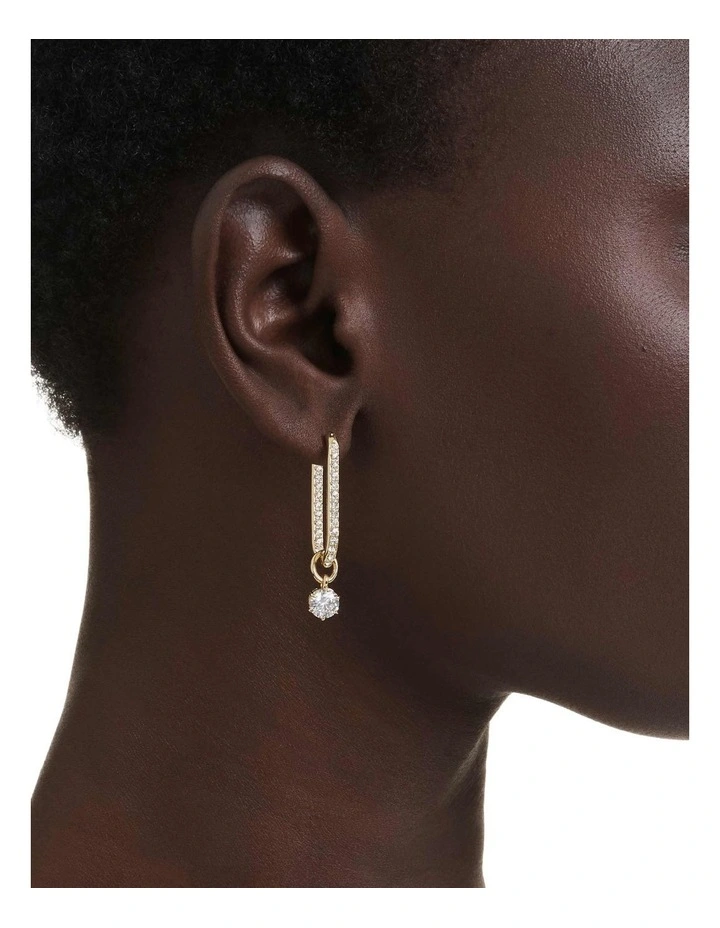 Constella Drop Earrings in White image 5