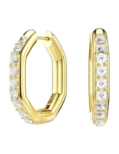 Dextera Hoop Earrings in White