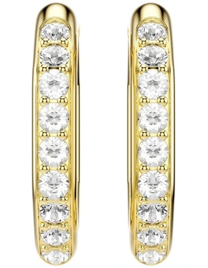 Dextera Hoop Earrings in White image 2