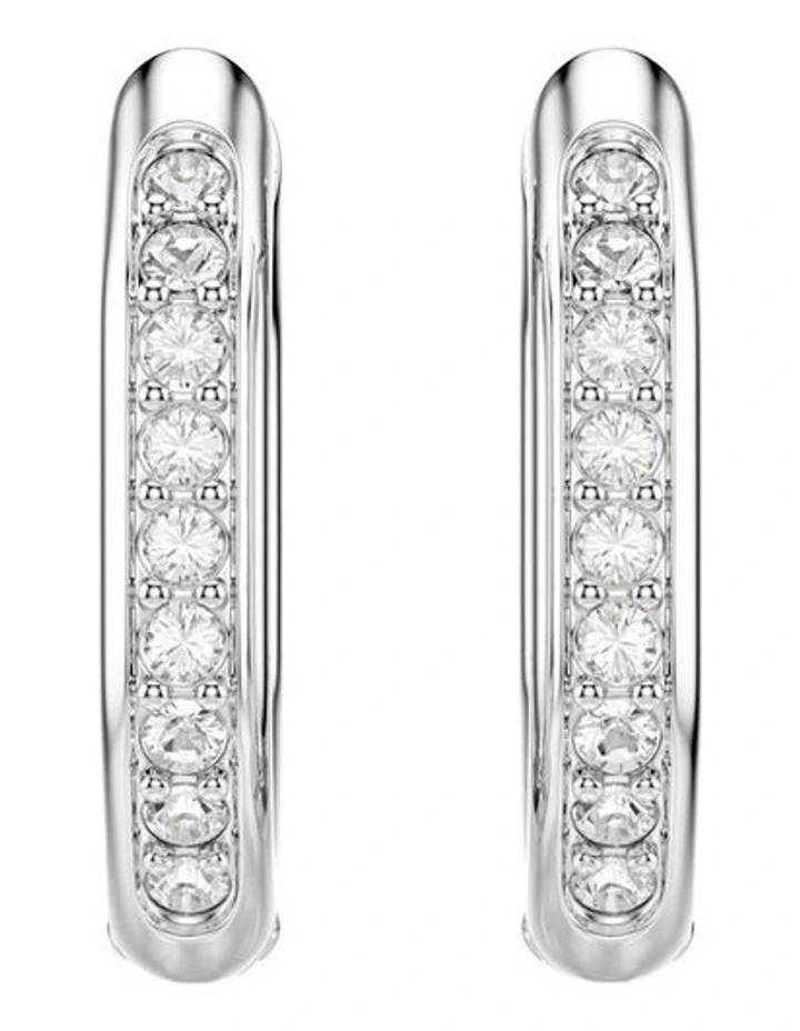 Dextera Hoop Earrings in White image 2