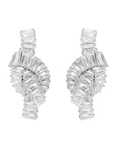 Matrix Earrings in White