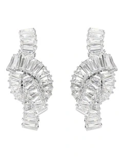 Matrix Earrings in White