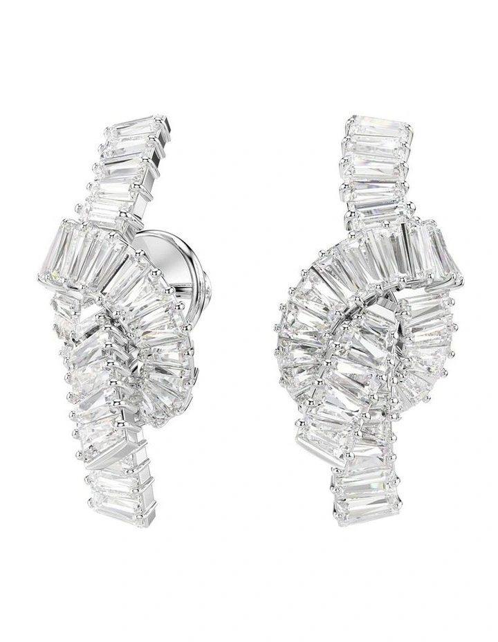 Matrix Earrings in White image 2