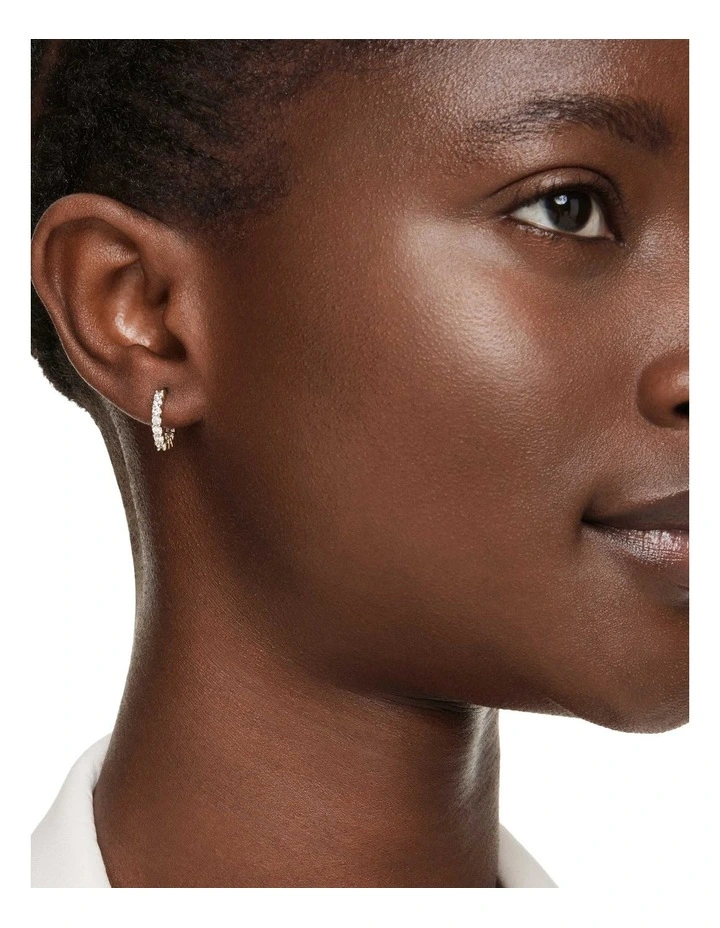 Matrix Vittore Hoop Earrings in White image 5