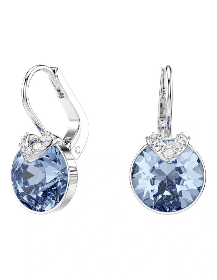 Bella V Drop Earrings in Blue image 1