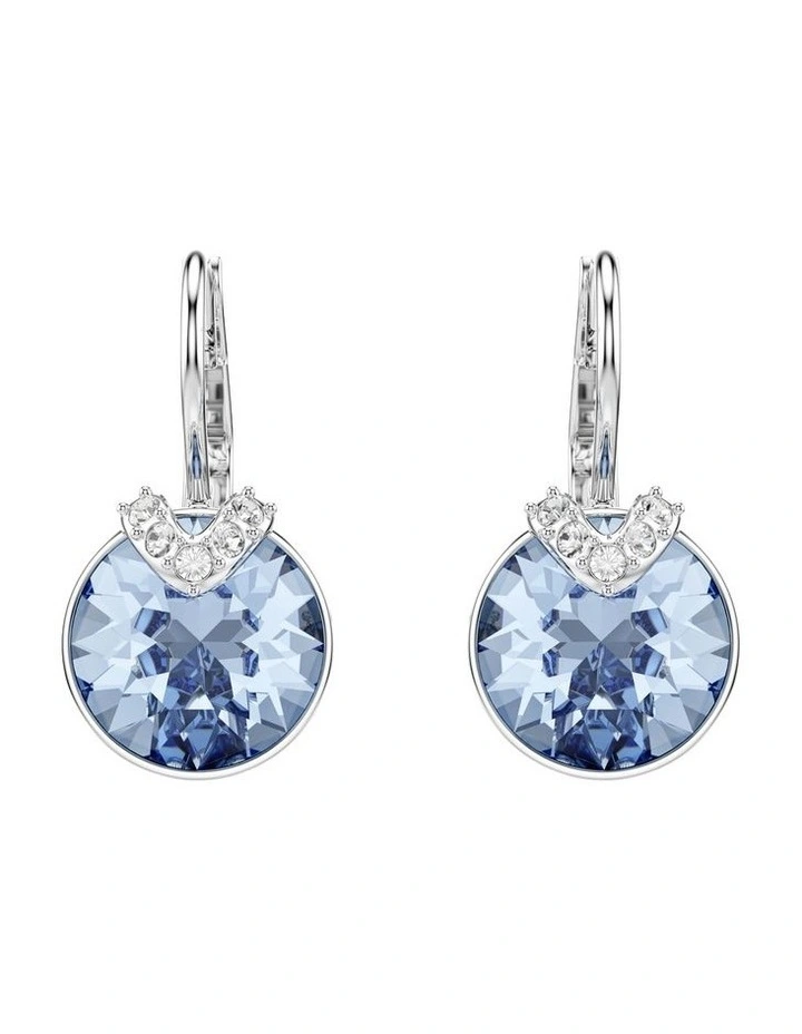 Bella V Drop Earrings in Blue image 2