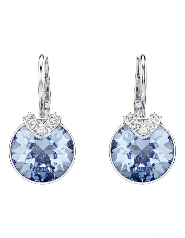 Bella V Drop Earrings in Blue image 2