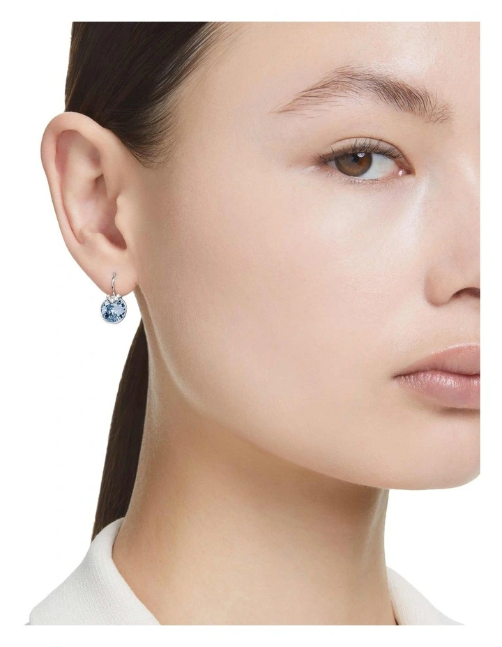 Bella V Drop Earrings in Blue image 5