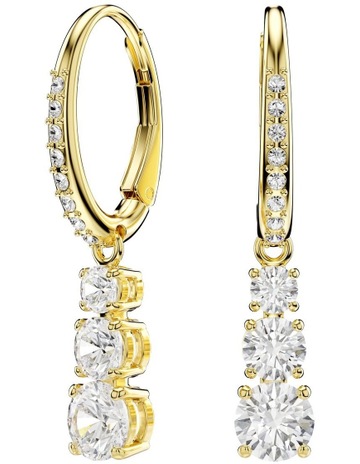 Stilla Attract Hoop Earrings in White