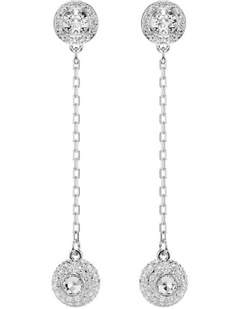 Una Angelic Drop Earrings in White